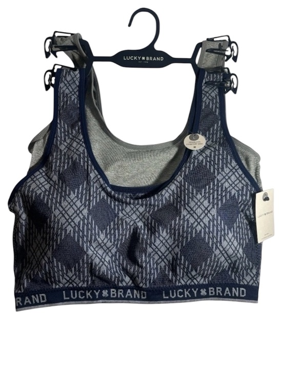 Lucky Brand Other - Lucky Brand Bras Seamless Comfort Bras Navy Blue and Gray Size Large Two Pack